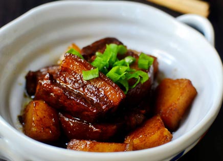 电热锅炒菜-红烧肉
