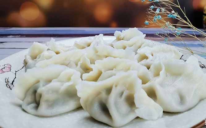 电热锅煮水饺